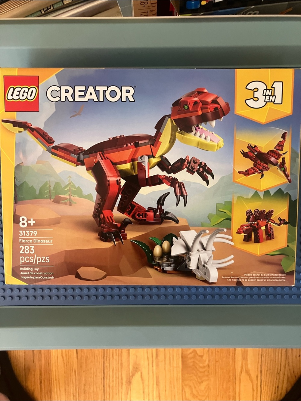 Lego Creator Red and Yellow Fierce Dinosaur 3-in-1